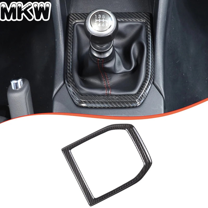 

For Subaru WRX 2022-2025 Real Carbon Fiber Car Centra Console Gear Shift Panel Cover Trim Car Interior Accessories