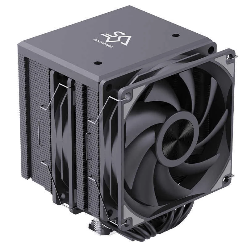 Snowman 8 Heat pipes CPU Cooler Air Radiator Tower-Type Heatsink Temperature Controlling Noise-Free For Intel&AMD Processors