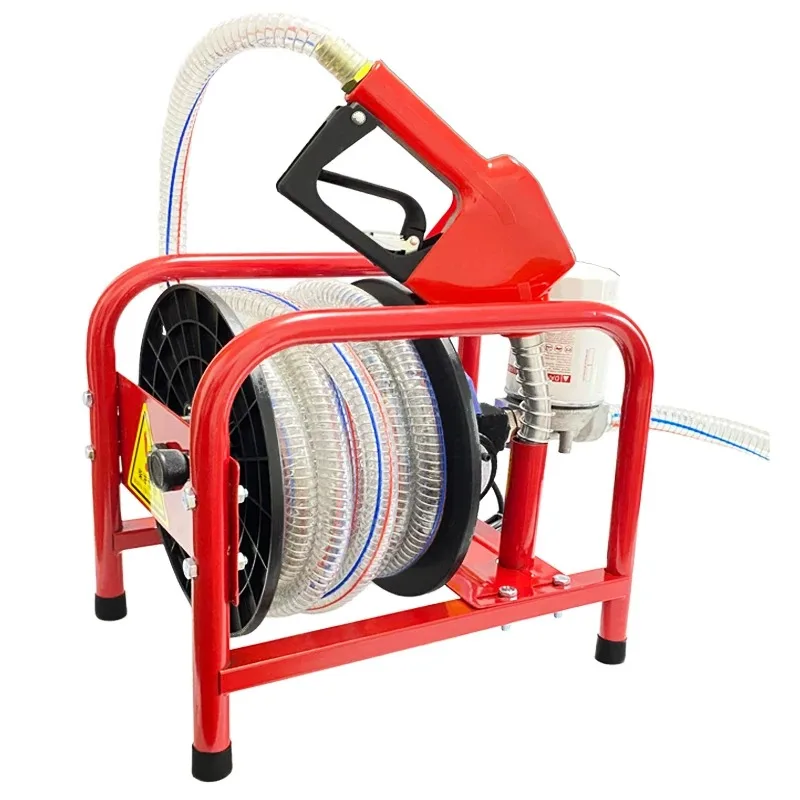 Electric Diesel Pump Dispenser Refueling Gun 10 Meter Oil Outlet Pipe Car Truck Diesel Transfer Self Priming Pump 12V/24V/220V