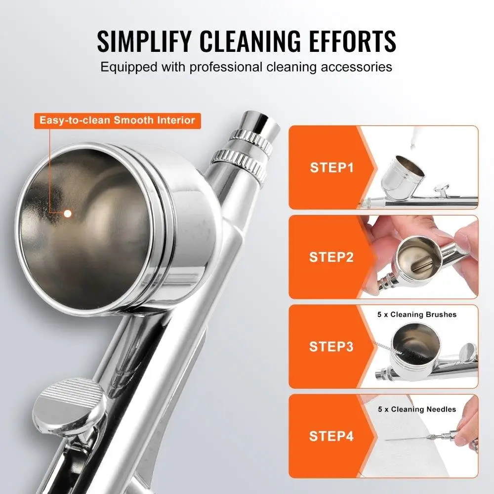 エアブラシコンプレッサーキット,ダブルファン,ネイルアート,タトゥー,クッキーデザイン,3.5lタンク,0.3mm