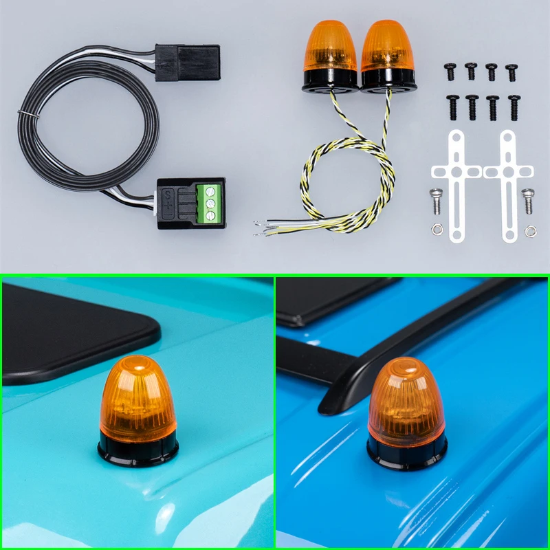 

Voltage 5V Engineering Lights Excavator Light for 1/14 Tamiya RC Truck Car Scania 770S BENZ 3363 VOLVO FH16 MAN Diy Parts Toys