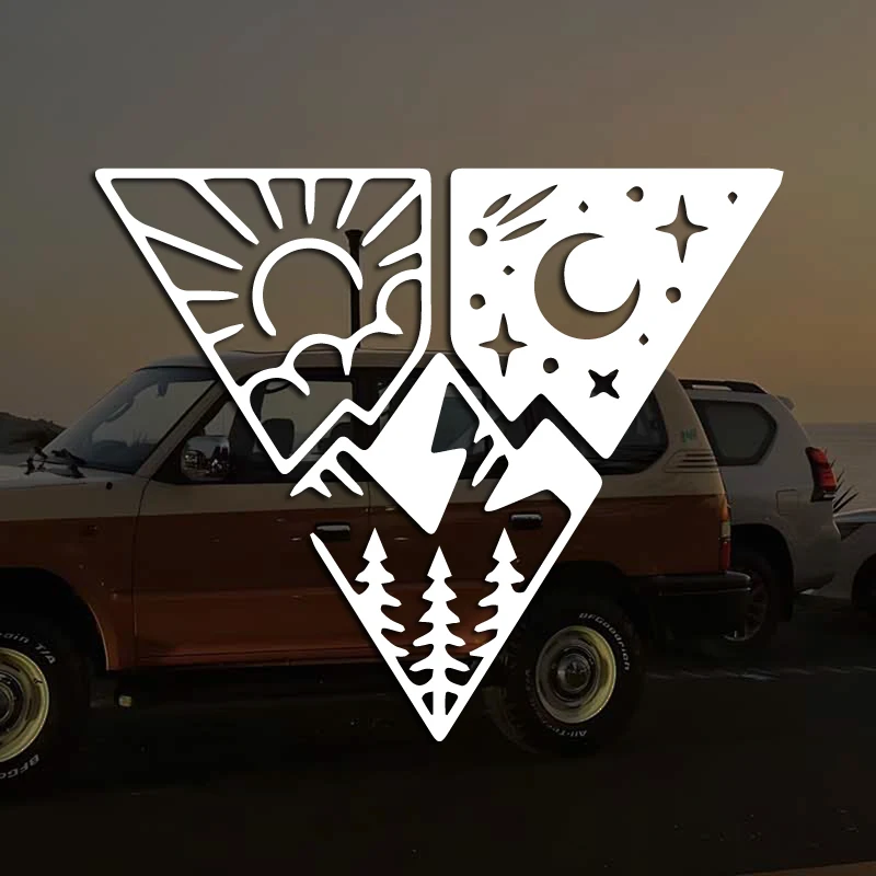 

Day and Night,Mountain and woods,Stickers,for a Unique and Personalized Look,high quality sticker for cars trucks motorcycles !