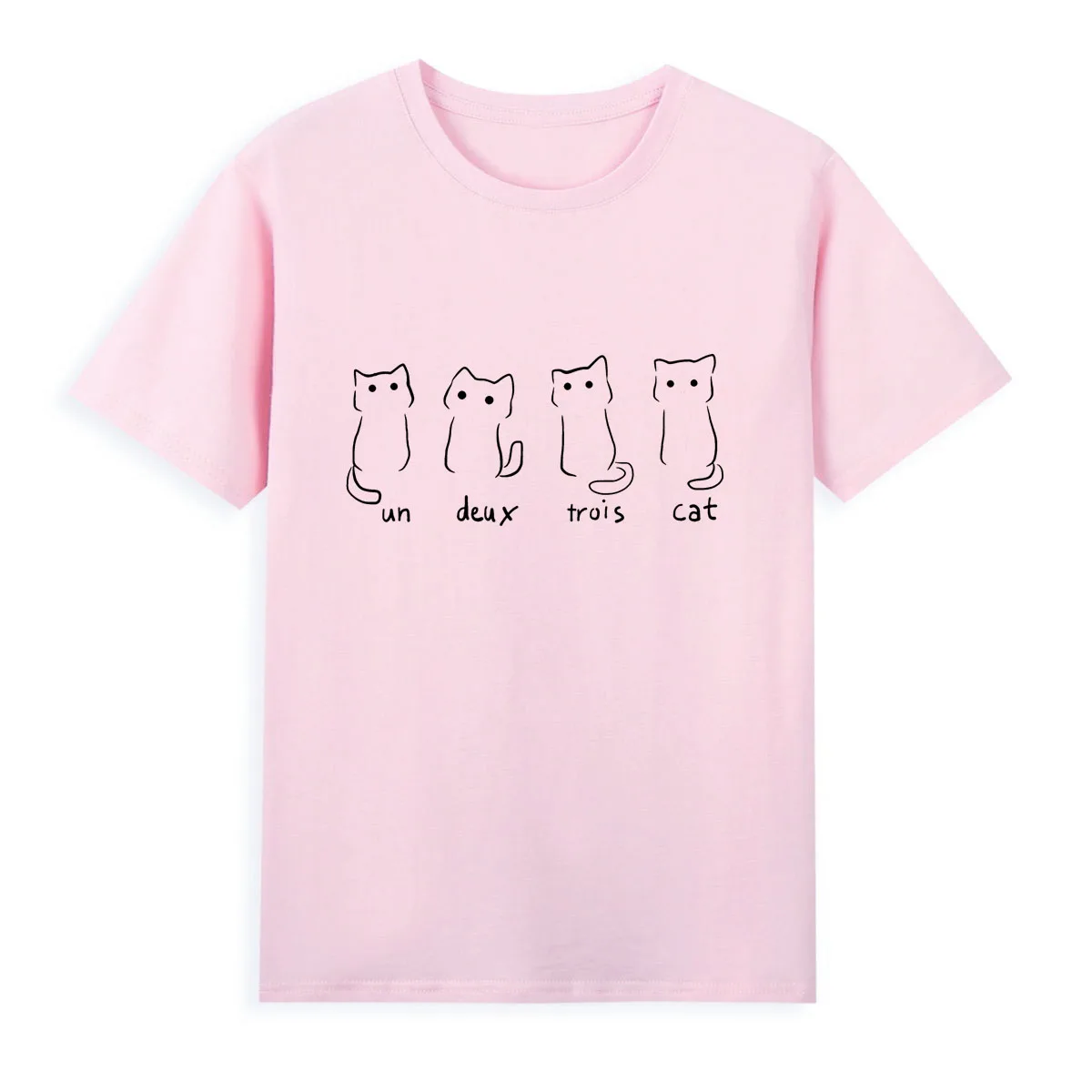 

Graffiti Little Cats T-shirt New Style Summer Shirts Women Original Brand Casual Top Tees