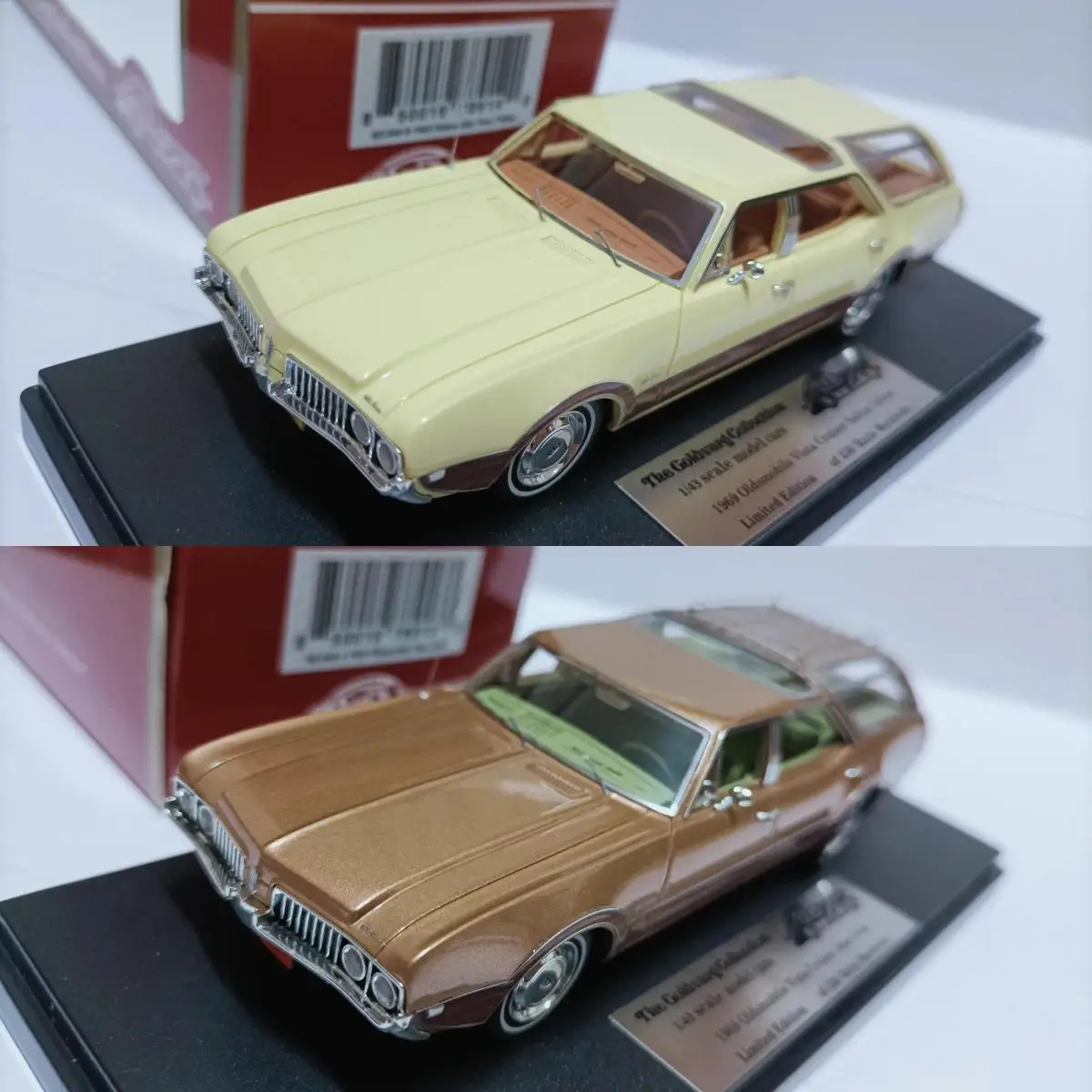 Goldvarg 1:43 Oldsmobile Vista Cruiser Vintage Car Simulation Limited Edition Resin Metal Static Car Model Toy Gift