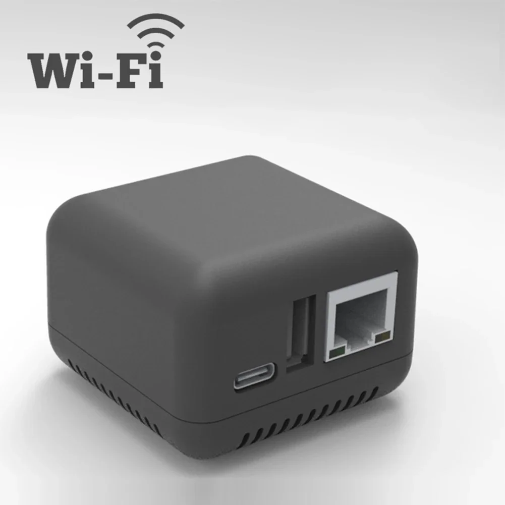 Mini Print Server Hubs USB 2.0 Print Server Network/WIFI/Bluetooth Cloud/WIFI Cloud Printing Version USB Hubs Only for Windows