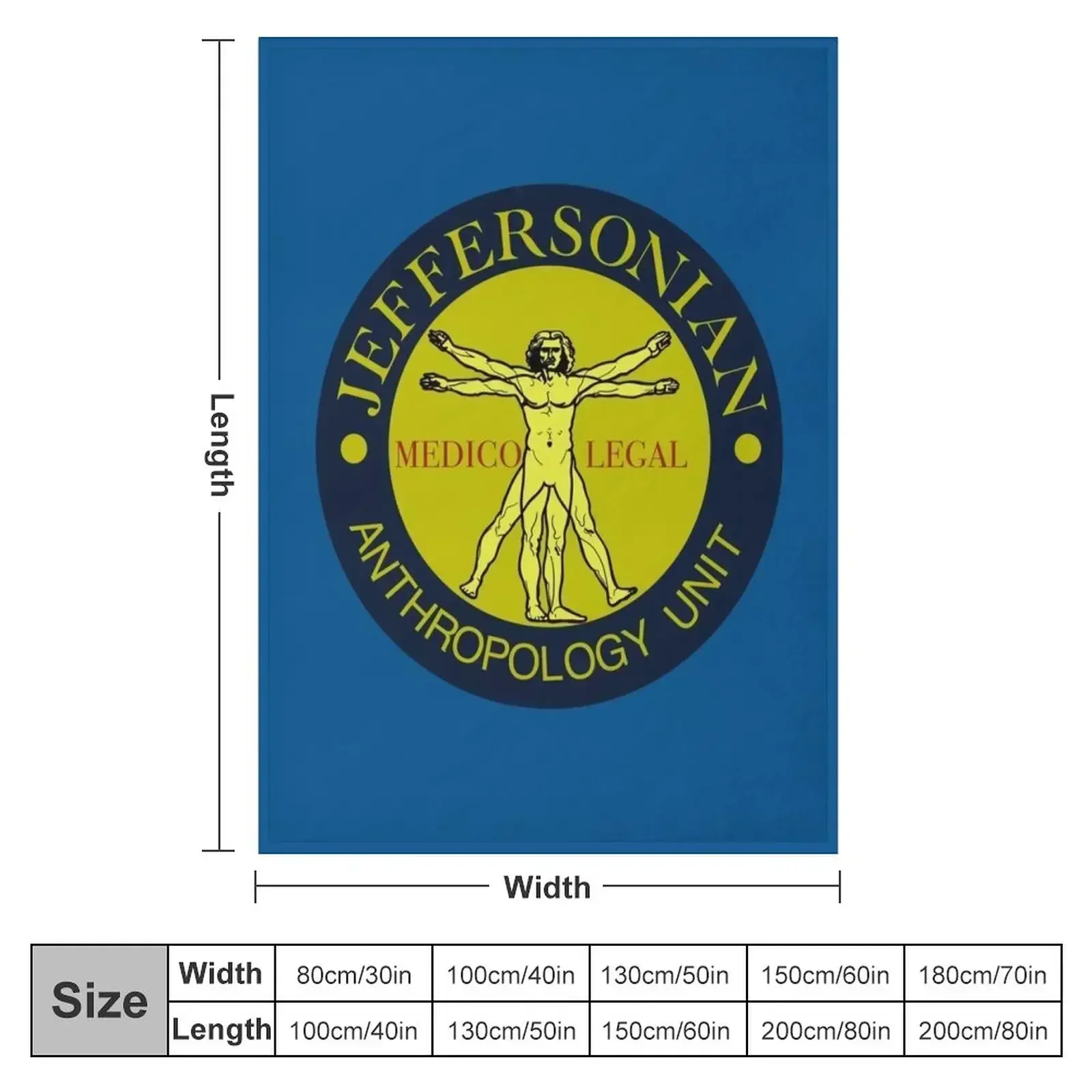 New Jeffersonian Badge Throw Blanket Flannel Fabric Blankets For Bed Soft Plaid Furrys Blankets