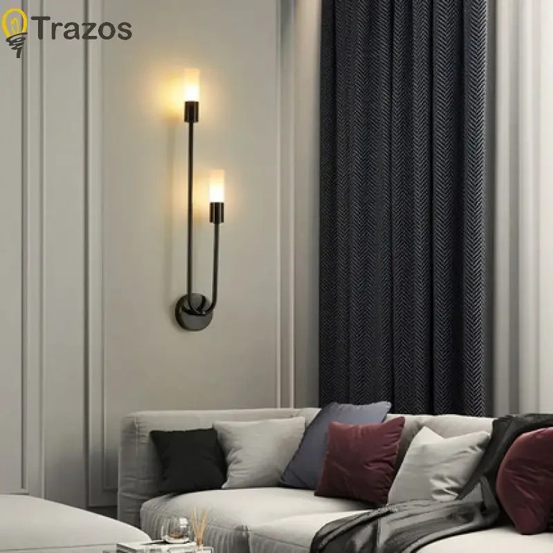 Nordic LED Wall Light Hardwired with G9 Bulb AC85-265V Indoor Bedroom Wall Sconce for Kitchen Corridor - Energy Efficient