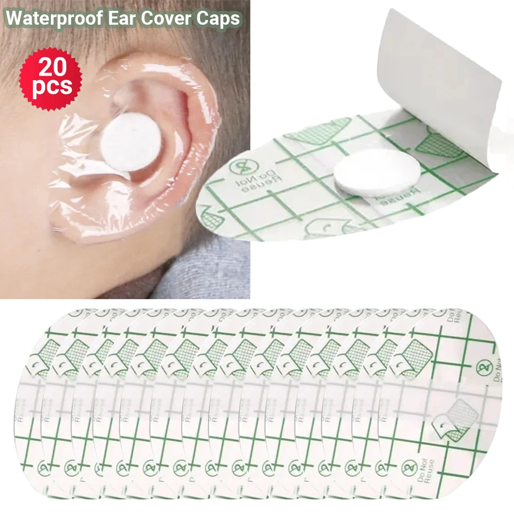 Waterproof Ear Protector Swimming Cover Caps Salon Hairdressing Shower Cap Tool