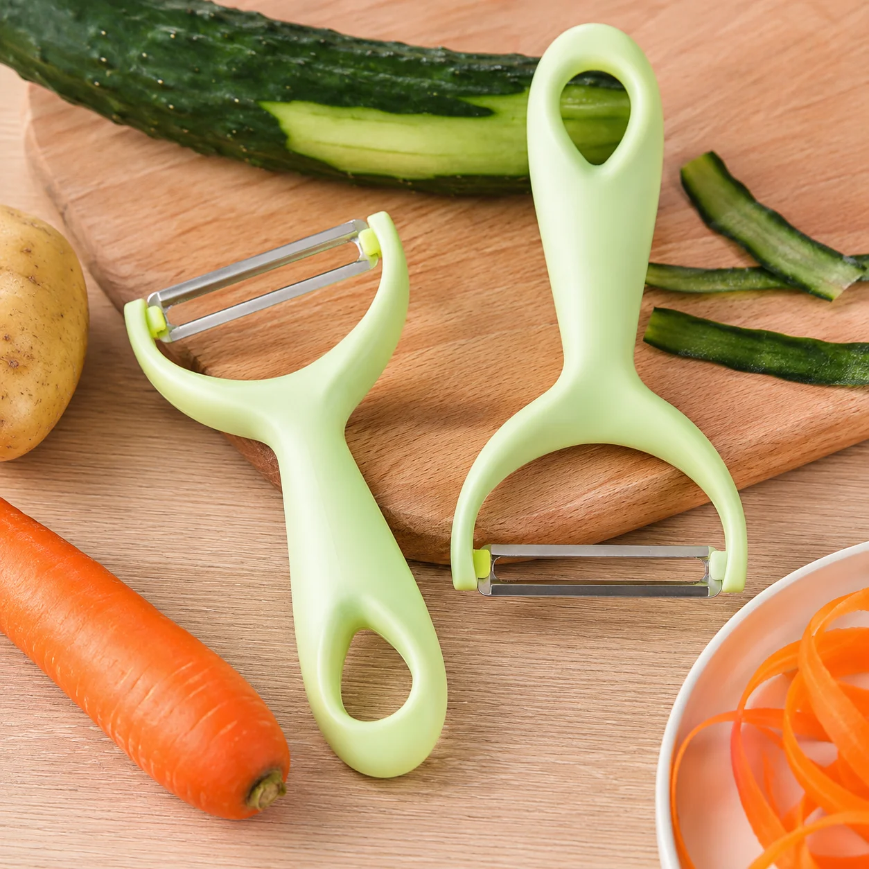 Stainless Steel Peeler With PP Handle Potato Vegetable Fruit Peeling Tool Kitchen Gadgets Kitchen Utensils Eco-friendly Gadget