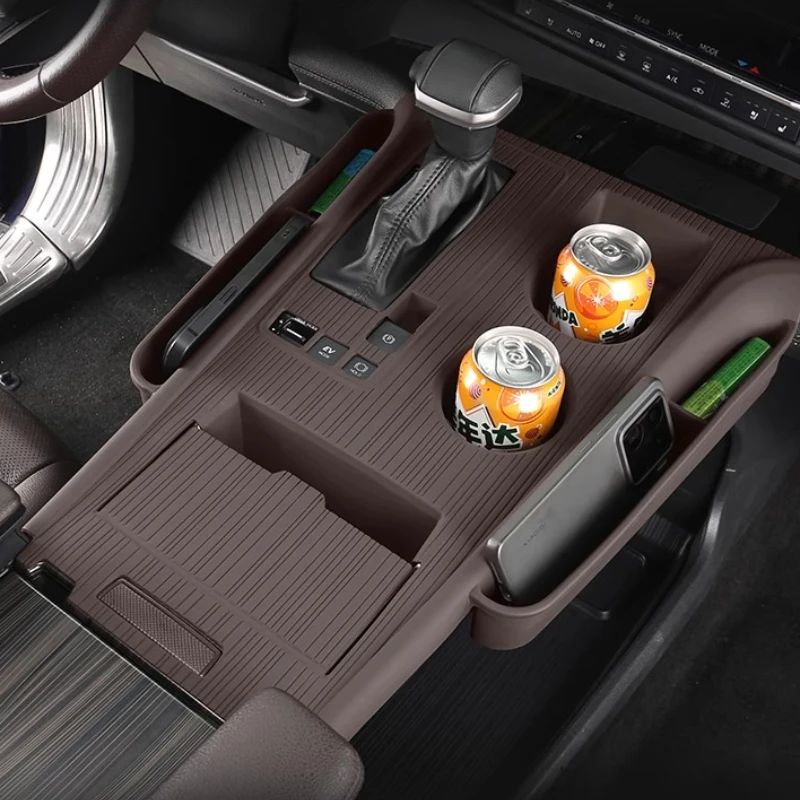 

Для Toyota Sienna Granvia коврик для хранения центрального управления приборная панель нескользящий коврик силиконовый коврик защитные изделия аксессуары Daquan