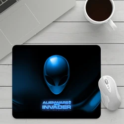 Dell Alienware Small Gaming Mouse Pad Computer Mousepad PC Gamer Mouse Mat Laptop Office Mausepad Silicone Keyboard Mat Desk Pad