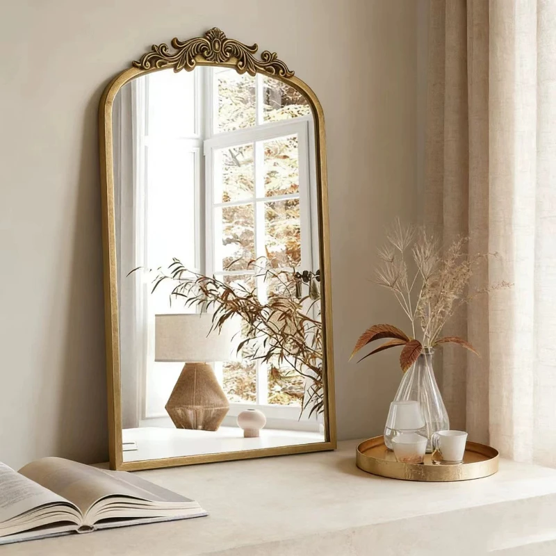 Dressing Table Luxury Mirror Living Room Modern Vanity Nordic Makeup Mirror Aesthetic Bathroom Spiegel Wand Home Decorations