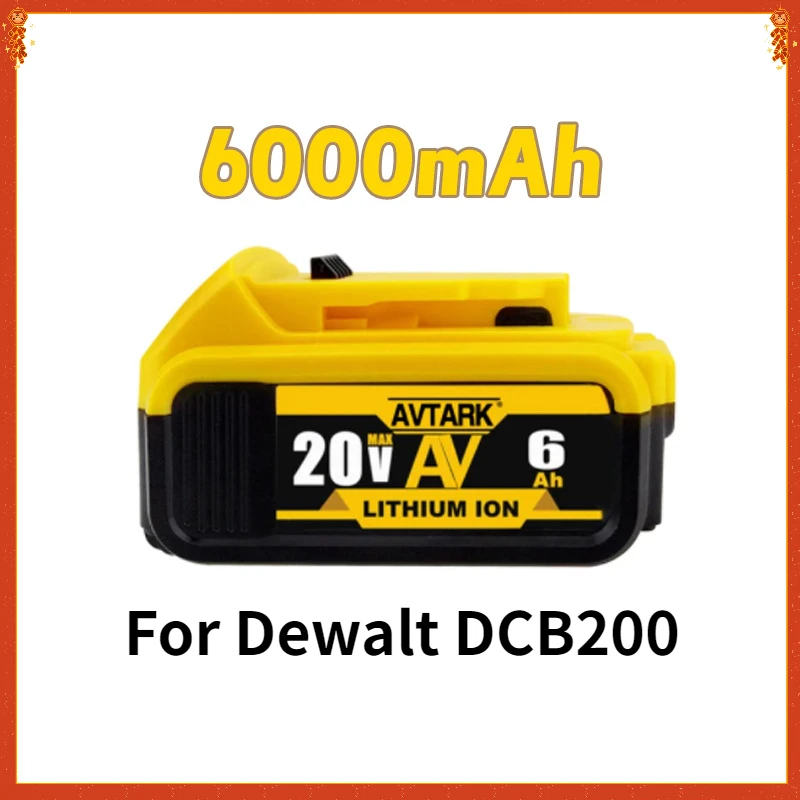 12000MAH for Dewalt DCB200 Replacement Battery Compatible for Dewalt 18V 20V Tools DCB120 DCB205 DCB200 DCB609 Battery