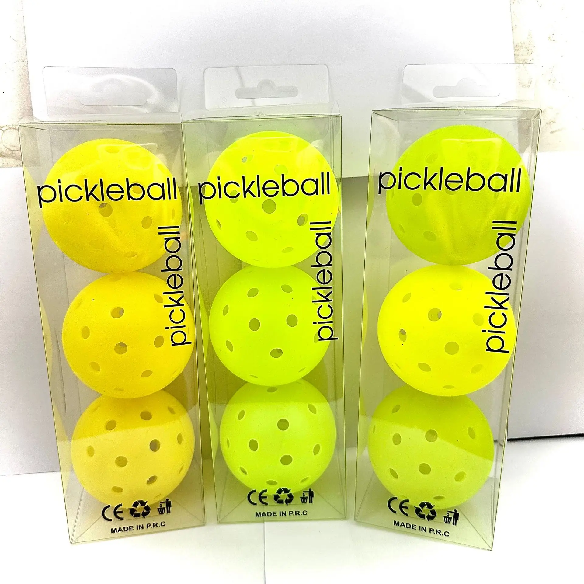 

Ротационный формовочный мяч Pickleball Pickleball с 40 отверстиями, интегрированные открытые мячи для соревнований на открытом воздухе