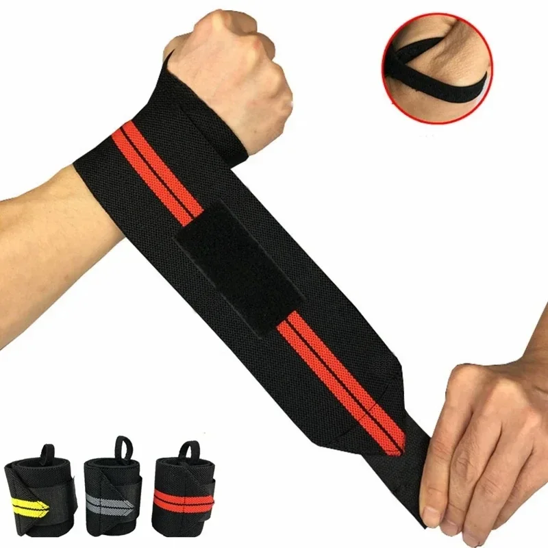 1PC Fitness Wristband for Men Fashionable Elastic Compression Wristband Sports Wristbands Anti Sprain Training Gym Wrist Support