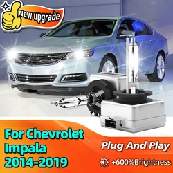 Car Xenon Headlight 6000K Light 35W HID D3S Replacement Bulb 10000LM Bright For Chevrolet Impala 2014 2015 2016 2017 2018 2019