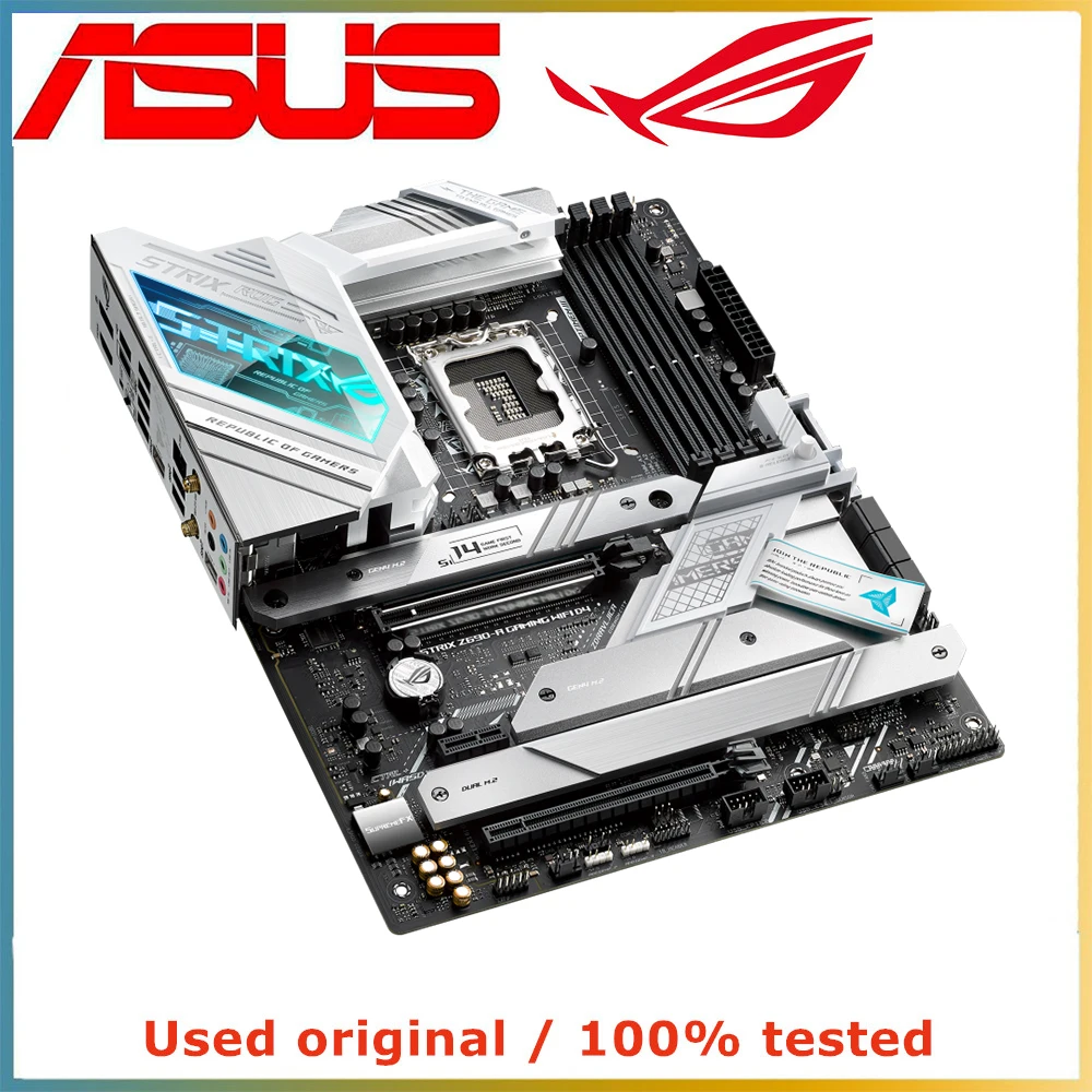 For ASUS ROG STRIX Z690-A GAMING WIFI D4 Motherboard Intel DDR4 LGA1200 Socket Supports 13th CPU Gaming Desktop Maximum 128 GB