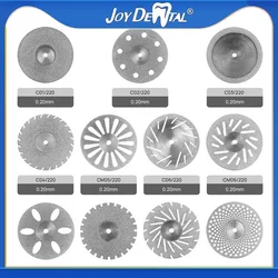 5 sztuk/paczka radosne laboratorium dentystyczne diamentowe do cięcia dysków dwustronnych nadające się do maszyna polerska