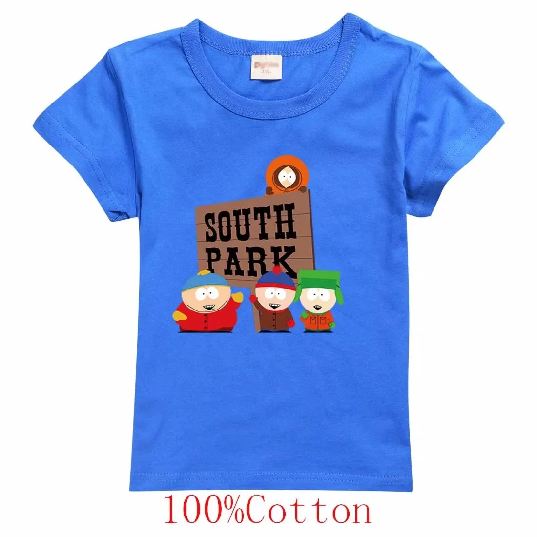 Boys and girls cartoon T-shirt Short sleeve cotton top Summer casual fashion children's clothing Children's T-shirt