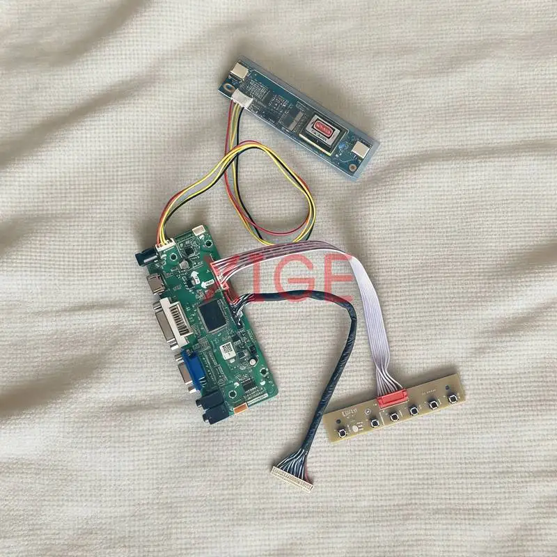 

Комплект платы контроллера драйвера экрана для HT185WX1 LM185WH1 LQ185T1LGN2 M185XW01 DIY VGA DVI HDMI 30Pin LVDS 1366*768 1366x768 2CCFL