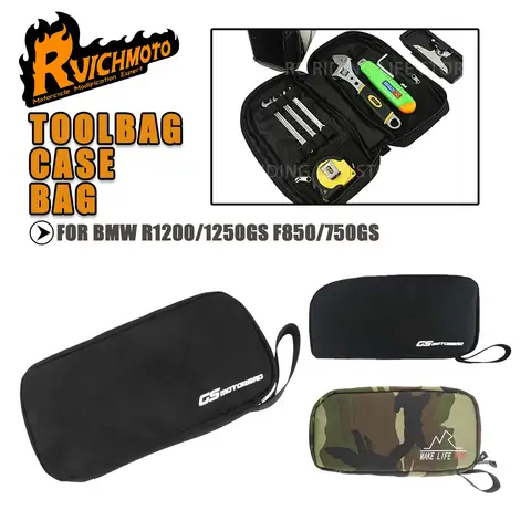 ﻿ Bolsa de herramientas, caja interior impermeable, bolsa de herramientas para BMW R1200GS R1250GS R1200 R1250 F700 F850 GS TRK 502 X bolsas de almacenamiento de caja lateral