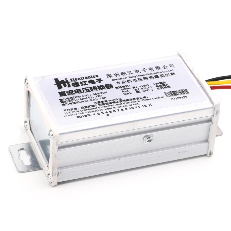 Convertidor reductor potencia para coche, regulador voltaje eficiencia, módulo potencia reductor, 36V, 48V, 72V