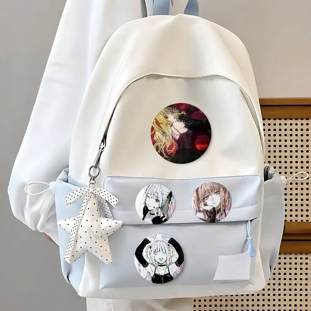 Mi-sa Amane- Fashion Button Badge Pin Set Cool Anime Game Cartoon Music Design Brooch For Backpack Clothes