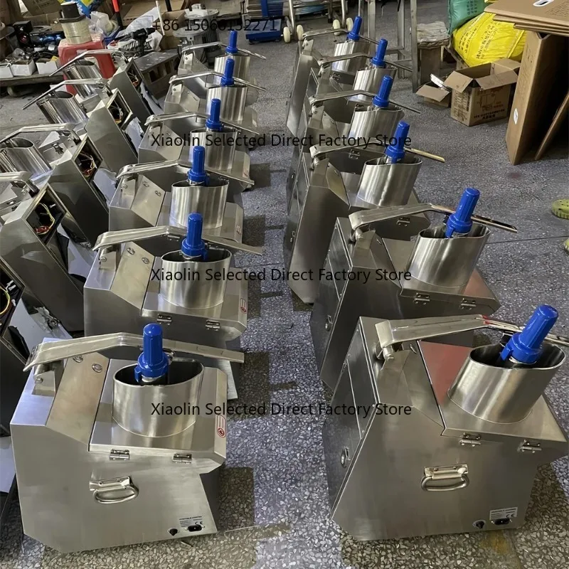 Commercial Stainless Steel Slicing Machine Multi-functional Kitchen Vegetable Cutter for Potatoes Carrots Green Peppers