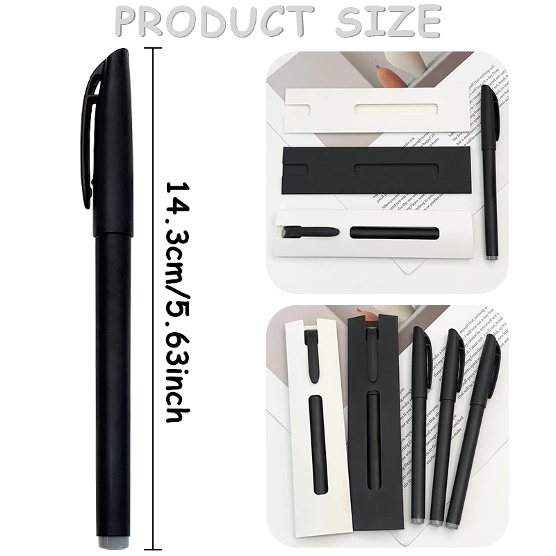 20sets Plastic Gel Pens for Business Offices and Schools Smooth Pens for Advertising Promotional Gifts Hotel Conference Supplies