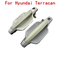 Manija de puerta exterior delantera genuina LH RH para hyundai Terracan 2001-06 manija de puerta externa trasera izquierda derecha 82650H1020 83660H1020