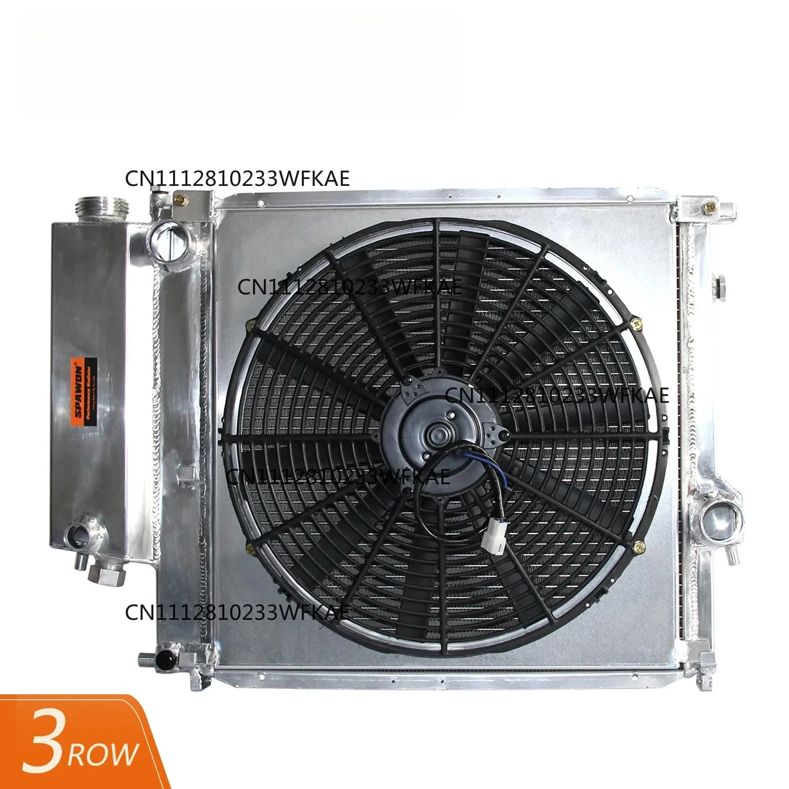 1295 3 Row Manual Aluminum Radiator + Fan Shroud For BMW E36 316i 318i 320i 323i 325i Z3 MT 1991-1999 1992 1993 1994 1995 1996