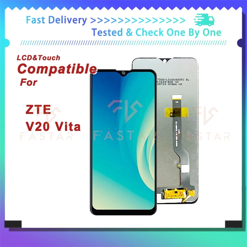 

V20 Vita 6.5"Tested For ZTE Blade V20 Vita lcd Screen Display Touch Digitizer Assembly Replacement Phone Screen zte v20vita lcd