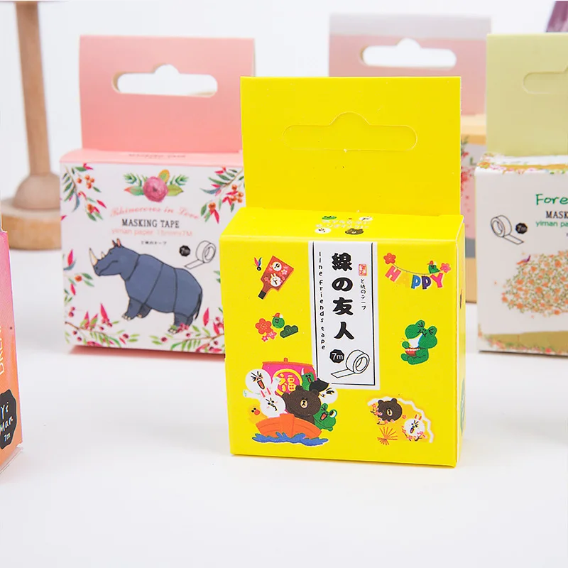 Washi Tape Diy Scrapbooking Papier Sticker Label Masking Tape Album Dagboek Decoratie Briefpapier Tapes