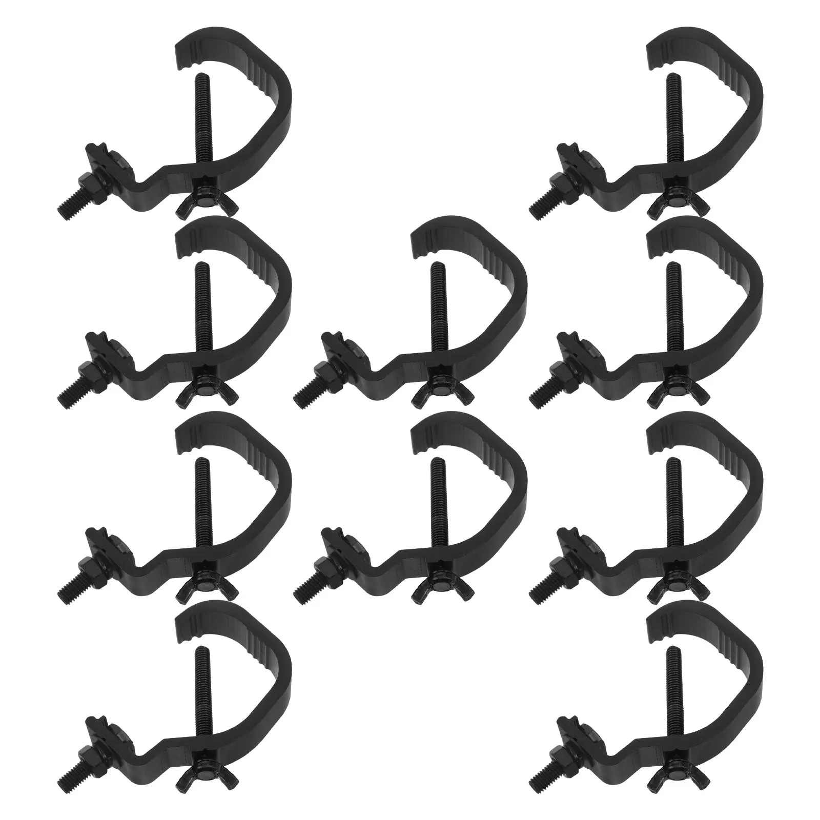 10-pinces-de-fixation-robustes-en-alliage-d'aluminium-pour-eclairages-de-scene-projecteurs-mobiles-et-equipement-d'eclairage-de-scene