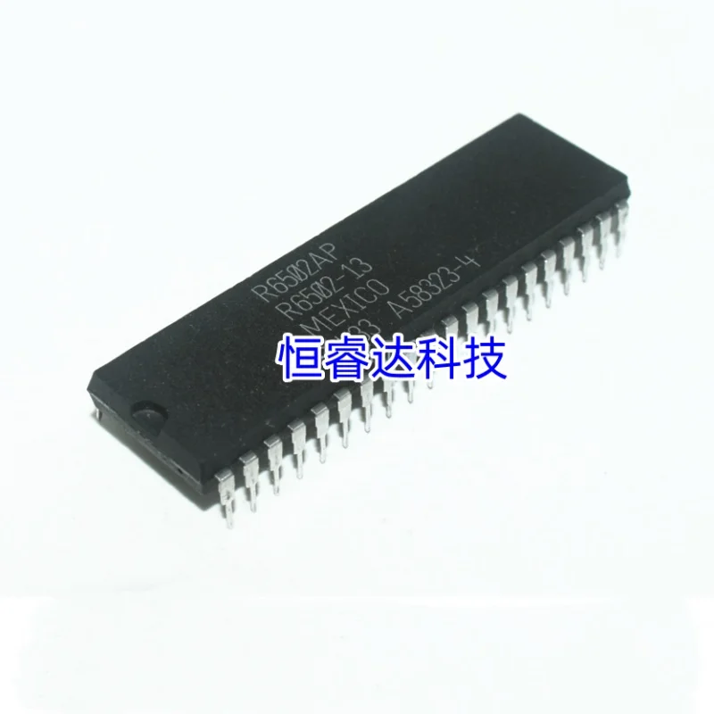 Free Shipping 10pcs/lots R6502AP R6502 DIP-40 IC In stock!