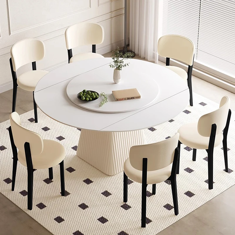 

Sedentary Table Modern Dining Rooms Ceramic Dinning Tables Sets Reception Elegant Restaurant Marble Extendable Comedor Cafe