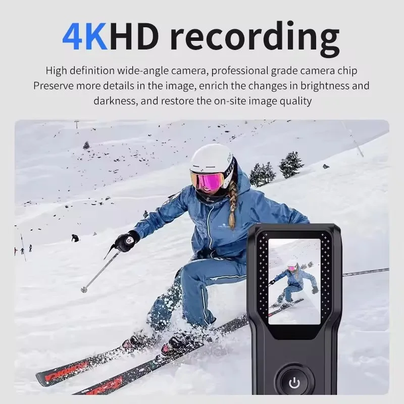 Imagem -02 - Ação Anti-shake Mini Câmera 4k Wifi 30m à Prova Impermeável Água ao ar Livre dv Esporte Gravador de Vídeo Ciclismo Esportes Polegar Câmera Capacete Bicicleta