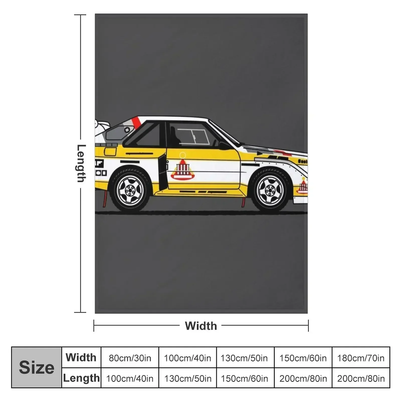 S1 Group B Classic Rally Car Throw Blanket Winter beds warm for winter wednesday Hairy Blankets