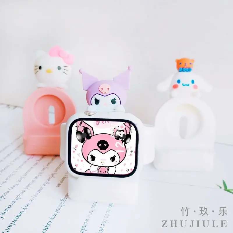 Sanrio My Melody Cinnamoroll Hello Kitty Apple Watch Wireless Charging Dock Cartoon Cute Convenient Practical Charging Bracket