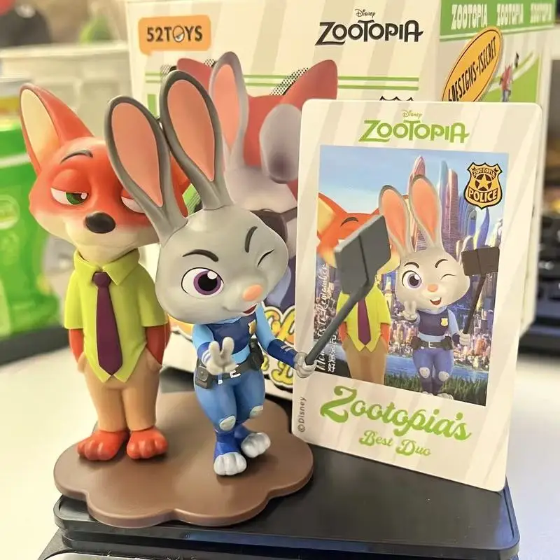 Echte 52toys Zootopia Beste Partner Serie Blind Box Anime Figuren Nette Puppen Trendy Spielzeug Dekorative Figuren Geschenke