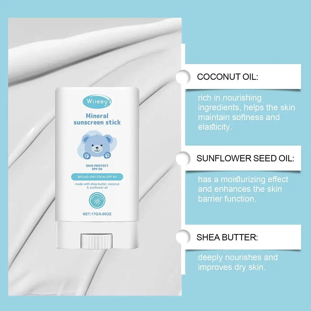 

Детский солнцезащитный крем SPF 50, УФ-изоляционный безопасный солнцезащитный крем для детей, легкий водостойкий увлажняющий солнцезащитный крем для детей C6V8