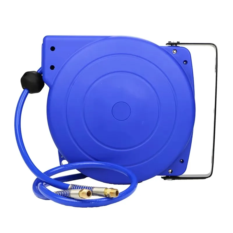 e3A18 Wall Mounted Auto Rewind Retractable Air Hose Reel Pneumatic Tools for Garage Any Color 10M-20M 3 Years OEM 300PSI CN;ZHE