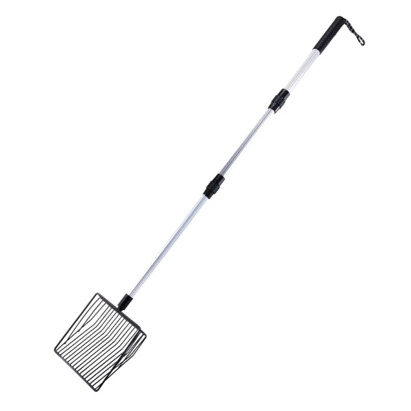 

Cats Litter Scooper Deep Shovel Hollow Metal Scoops Metal Handle Extendable