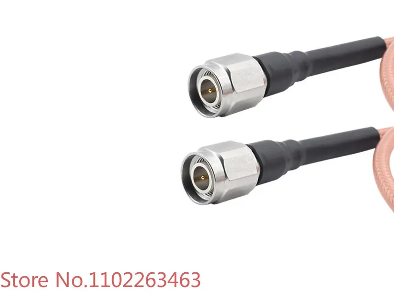 TNC to TNC male test wire stainless steel connector 6GHZ low standing wave RG142 cable TNC-JJ