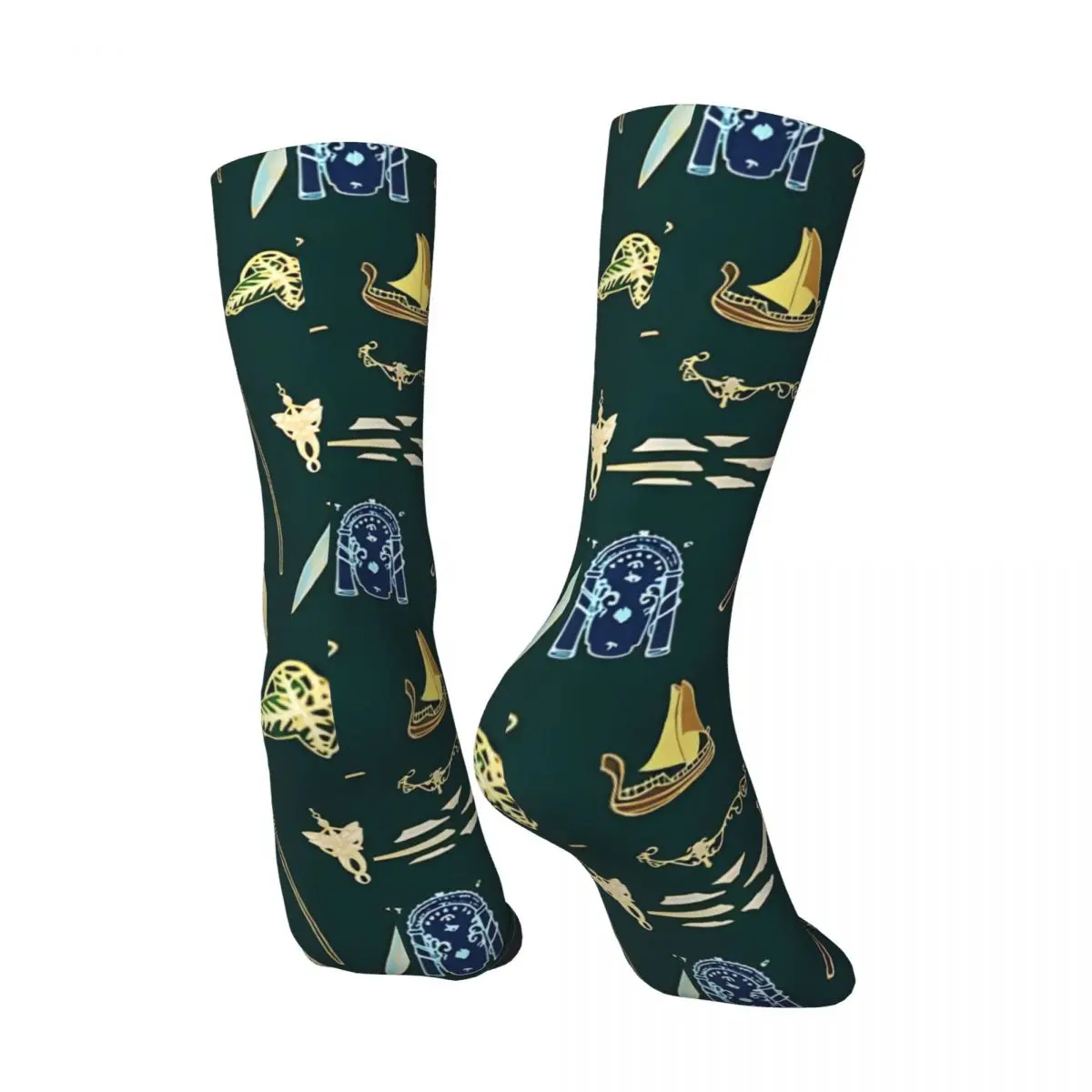 Chaussettes à motif Nette pour hommes, style de rue rétro Harajuku, nouveauté, chaussettes décontractées