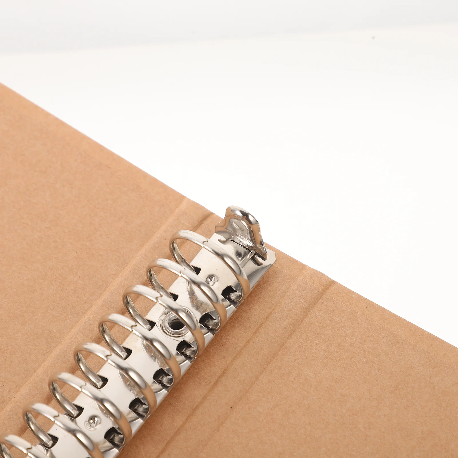 

1pc Kraft Paper A4 Ring Binder Notebook Cover Loose Leaf Binder Shell For Handbook Notepad Scrapbook Reusable Document