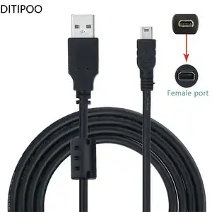 Bilashmart Camera USB Data Cable Nikon D7200 D3200 D5500 D5100 D5200 D7100 P7100 Mini 8Pin Data Cable Camera Accessories