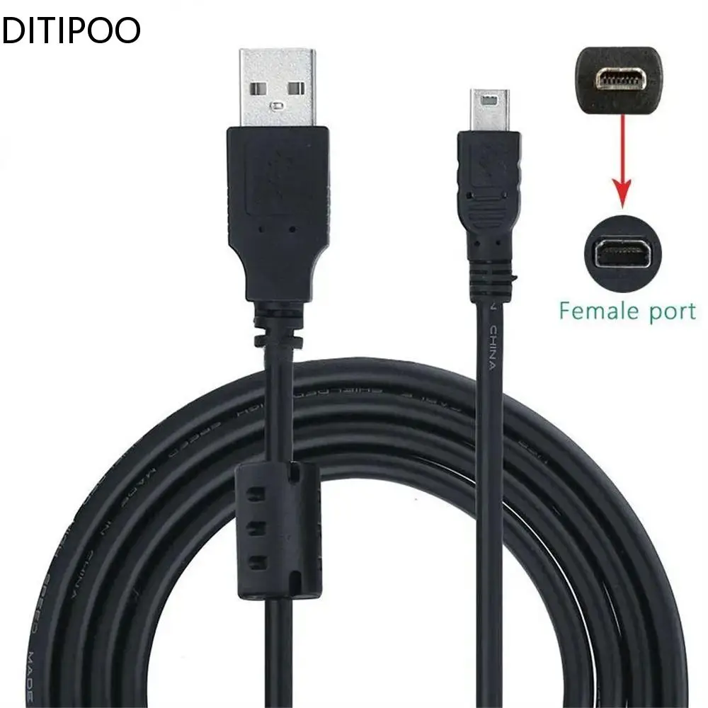 Camera USB Data Cable For Nikon D7200 D3200 D5500 D5100 D5200 D7100 P7100 Mini 8Pin Data Cable Camera Accessories