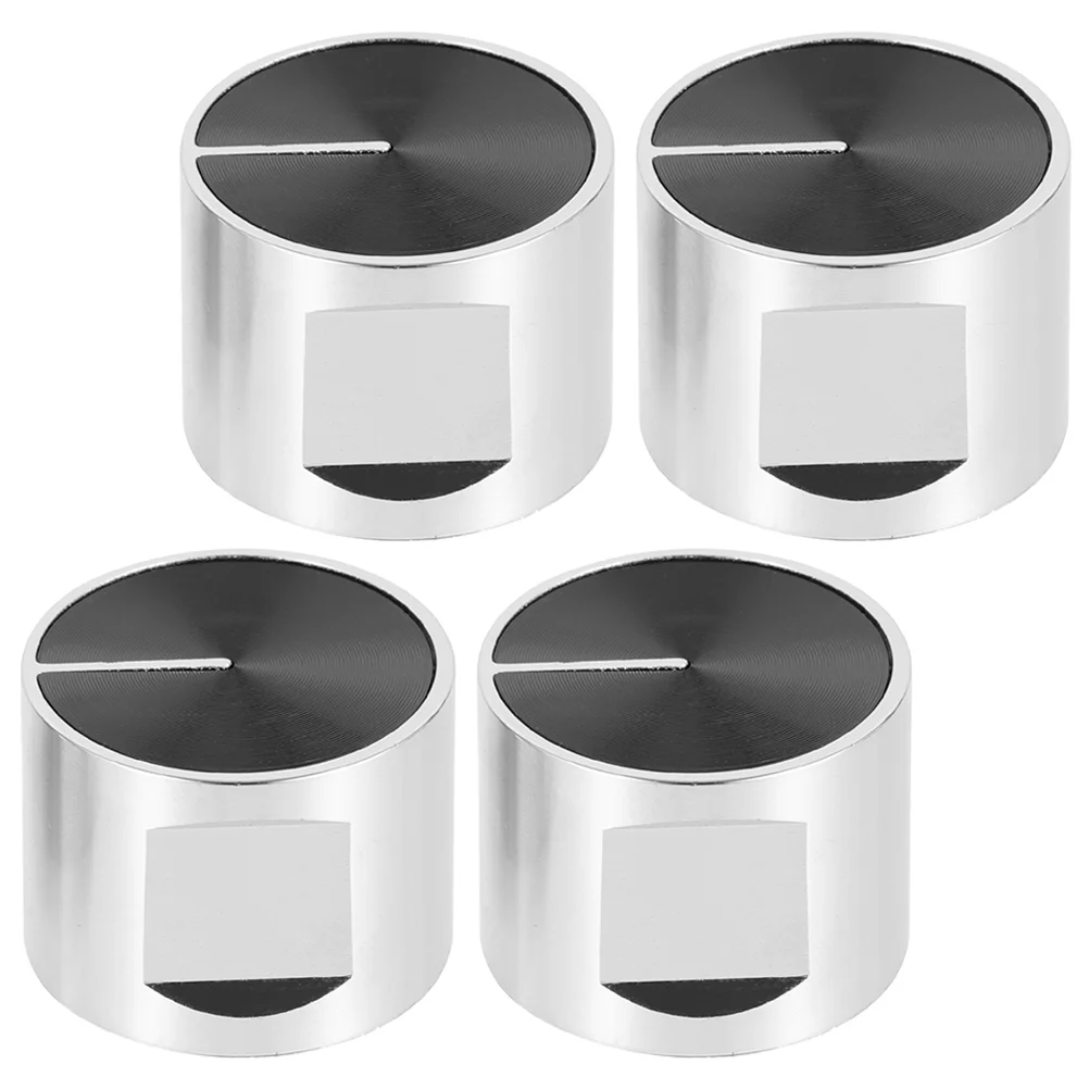 

4 Pcs Gas Stove Knob Kitchen Accessories Universal Knobs Range Replacement Switch Cooker Zinc Alloy