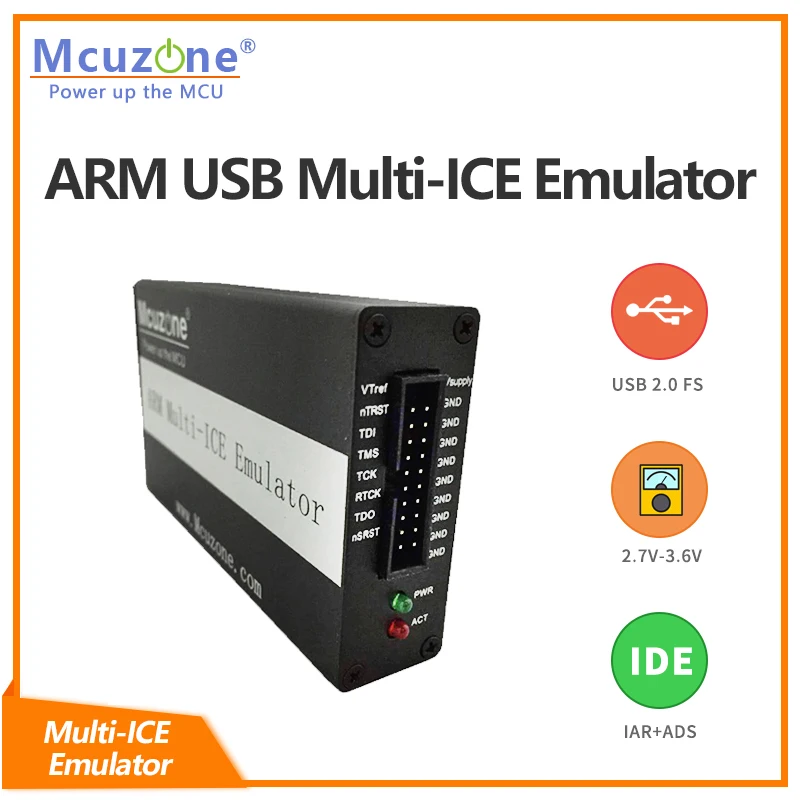 ARM USB Multi-ICE  Emulator HI3515 HI3512 HI3510 arm9 ARM7 XP